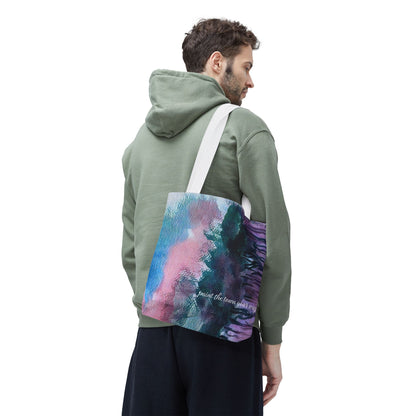 Watercolor Splash Tote Bag