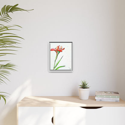 Canna Lily Watercolor Wall Art | Canvas Print