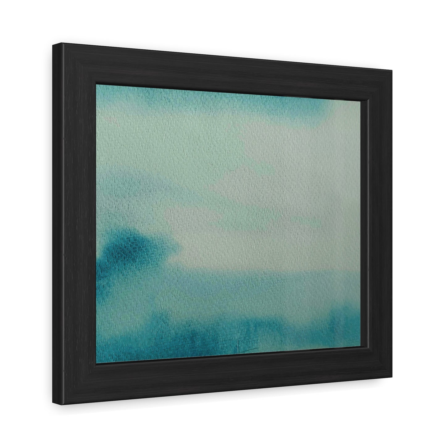 Emerald Green Teal Abstract Art Home Decor - Framed Posters