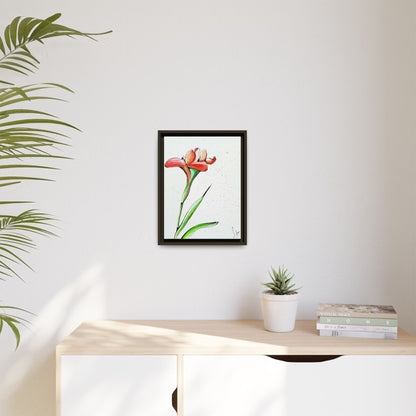 Canna Lily Watercolor Wall Art | Canvas Print