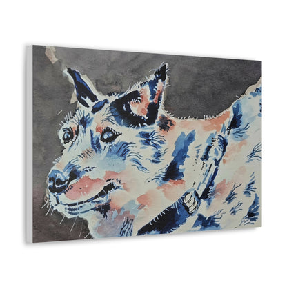 Calm and compassionate husky wall art print for home decor - Canvas Gallery Wraps