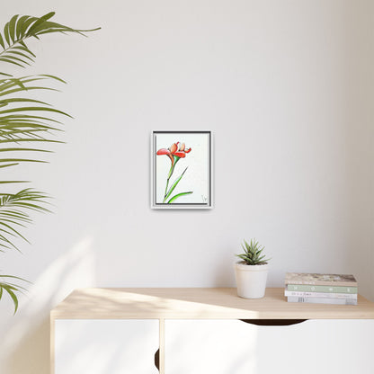 Canna Lily Watercolor Wall Art | Canvas Print