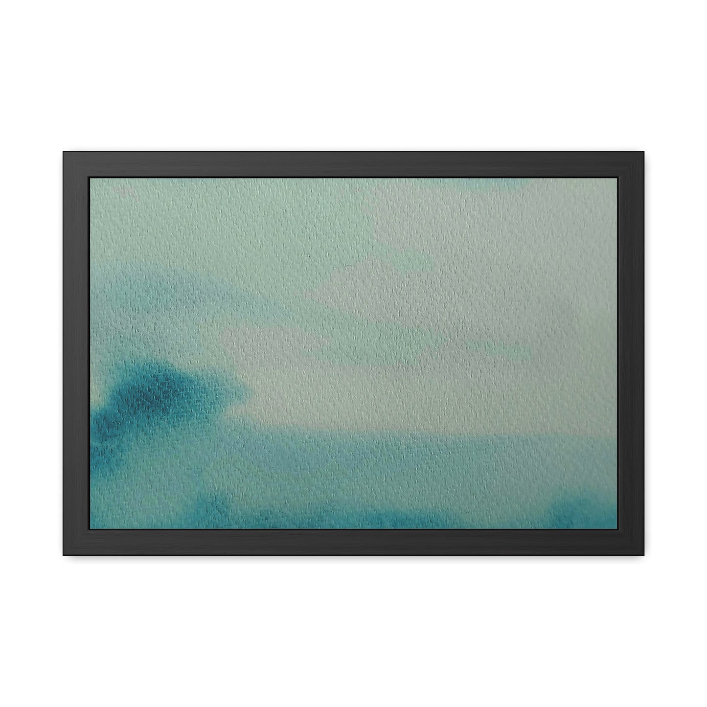 Emerald Green Teal Abstract Art Home Decor - Framed Posters