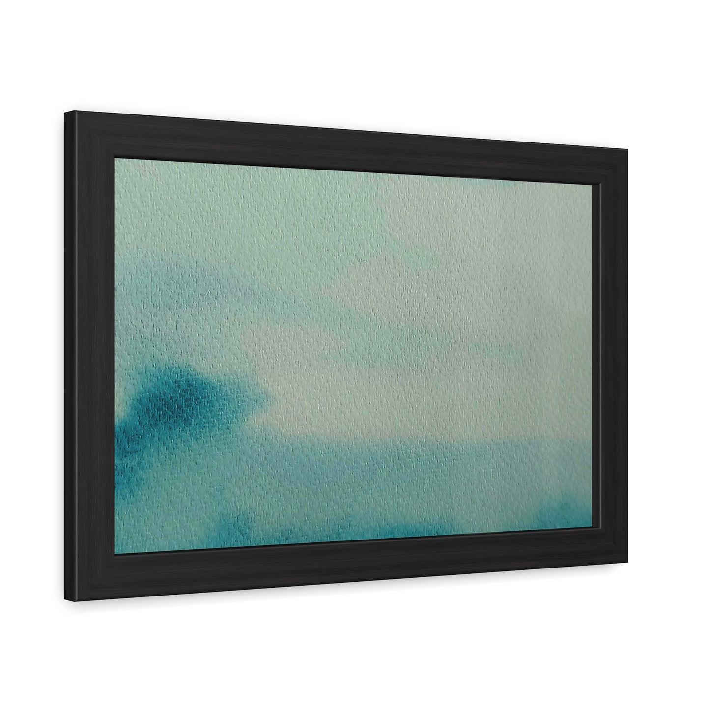 Emerald Green Teal Abstract Art Home Decor - Framed Posters