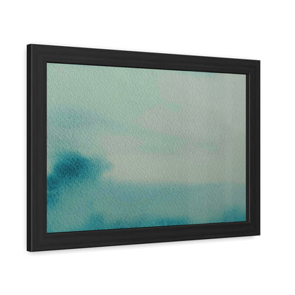 Emerald Green Teal Abstract Art Home Decor - Framed Posters