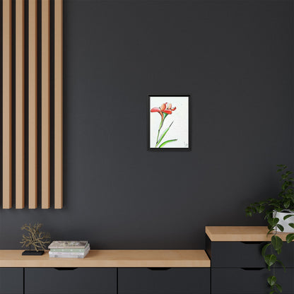 Canna Lily Watercolor Wall Art | Canvas Print