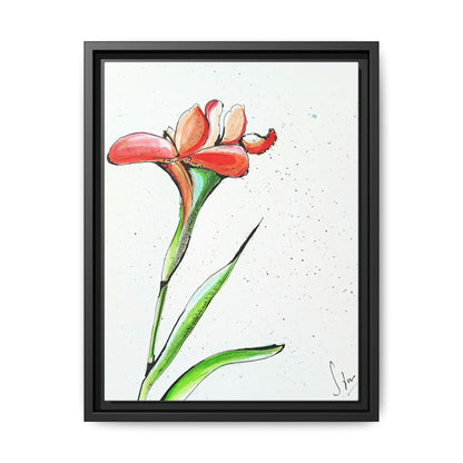 Canna Lily Watercolor Wall Art | Canvas Print