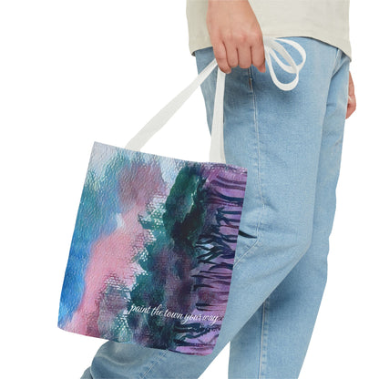 Watercolor Splash Tote Bag