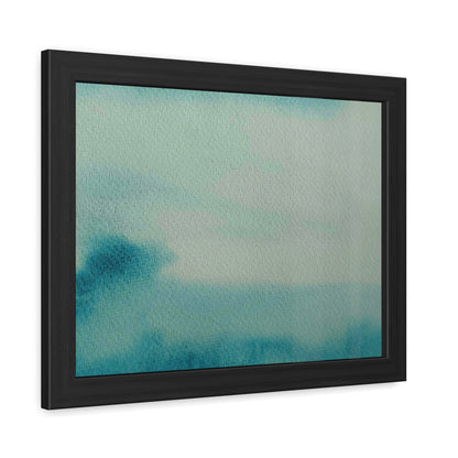 Emerald Green Teal Abstract Art Home Decor - Framed Posters