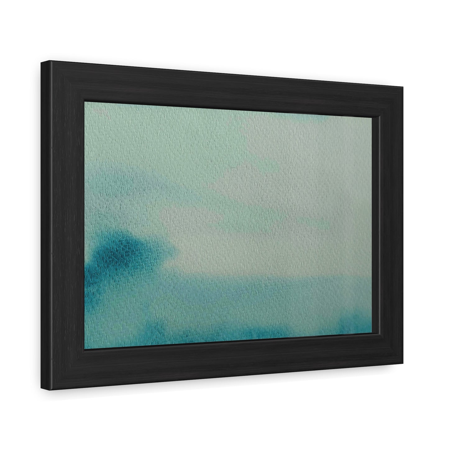 Emerald Green Teal Abstract Art Home Decor - Framed Posters