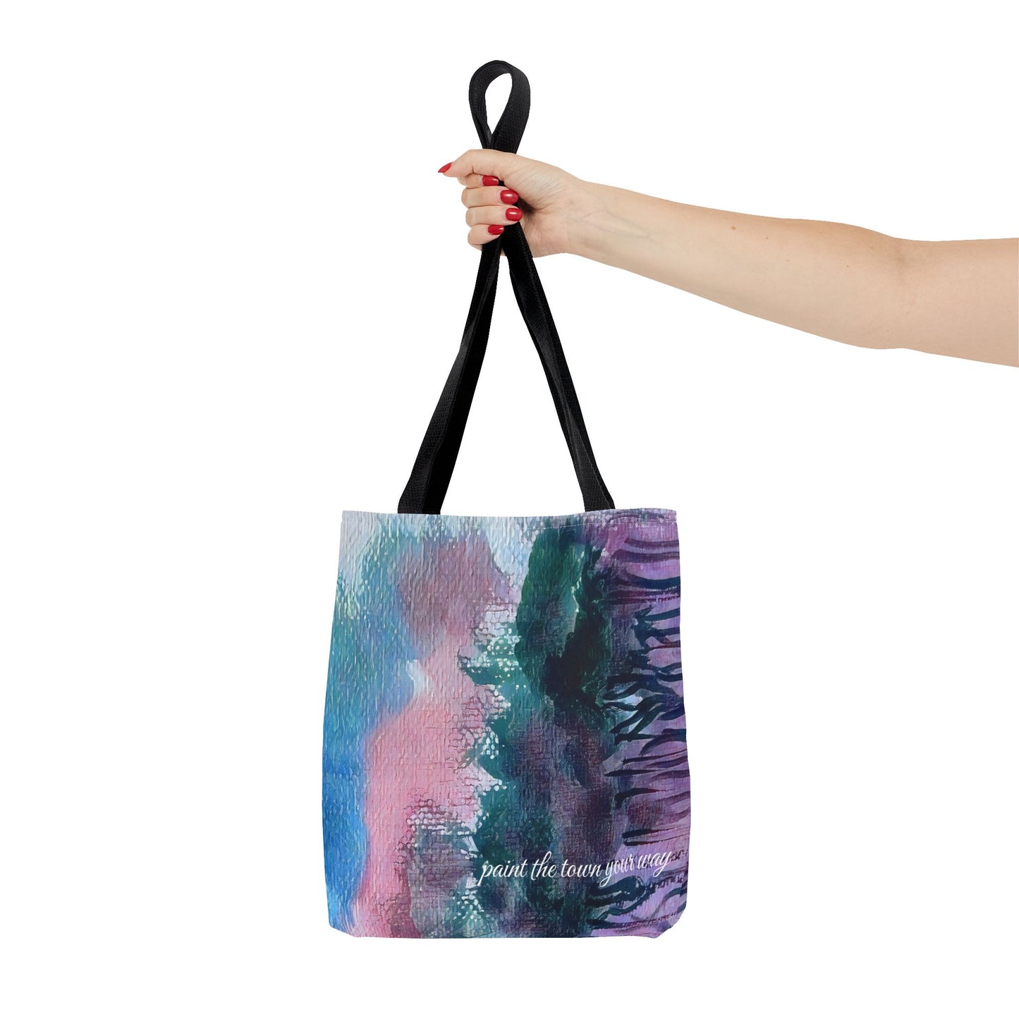 Watercolor Splash Tote Bag