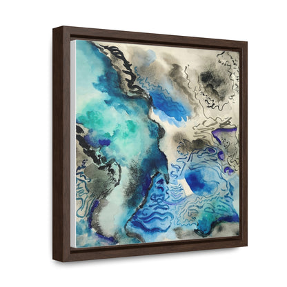 Subtle vibrance wall art of Sea basin