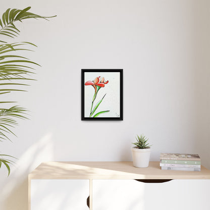 Canna Lily Watercolor Wall Art | Canvas Print