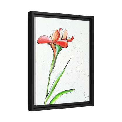 Canna Lily Watercolor Wall Art | Canvas Print