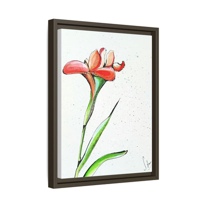 Canna Lily Watercolor Wall Art | Canvas Print