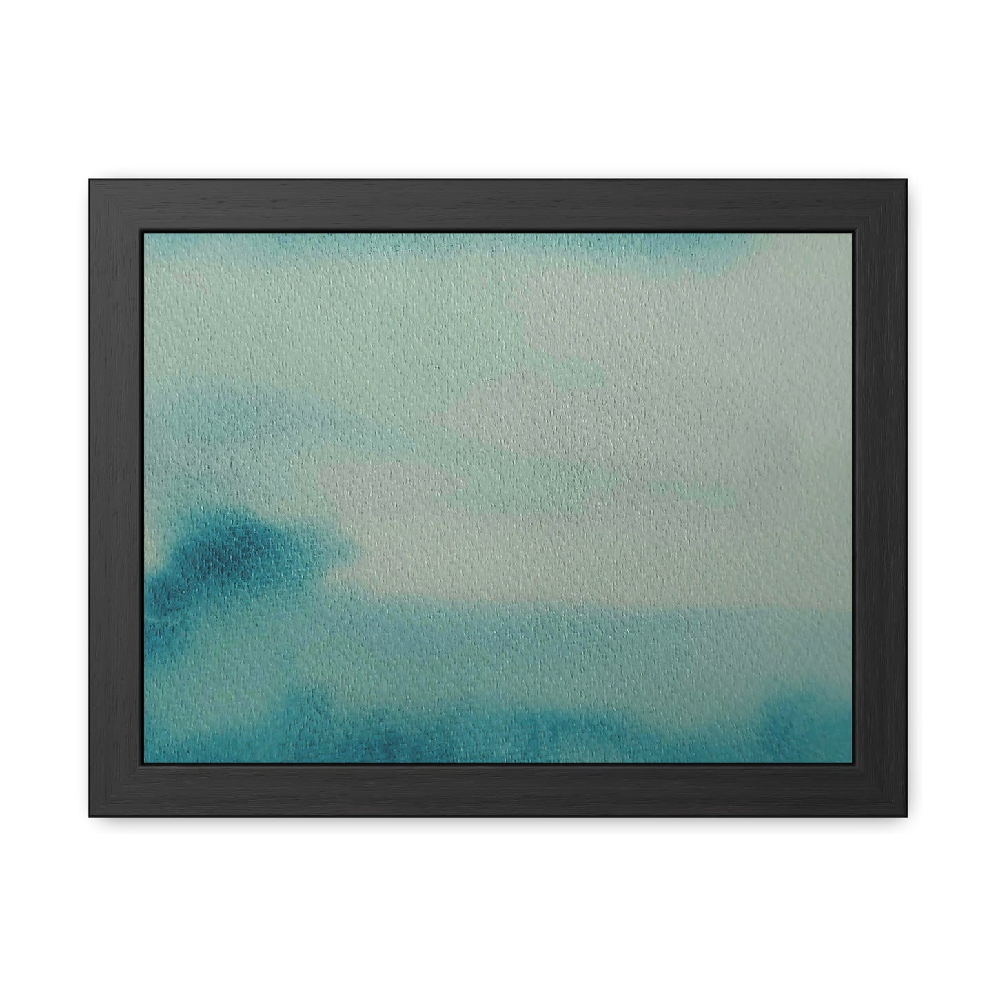 Emerald Green Teal Abstract Art Home Decor - Framed Posters