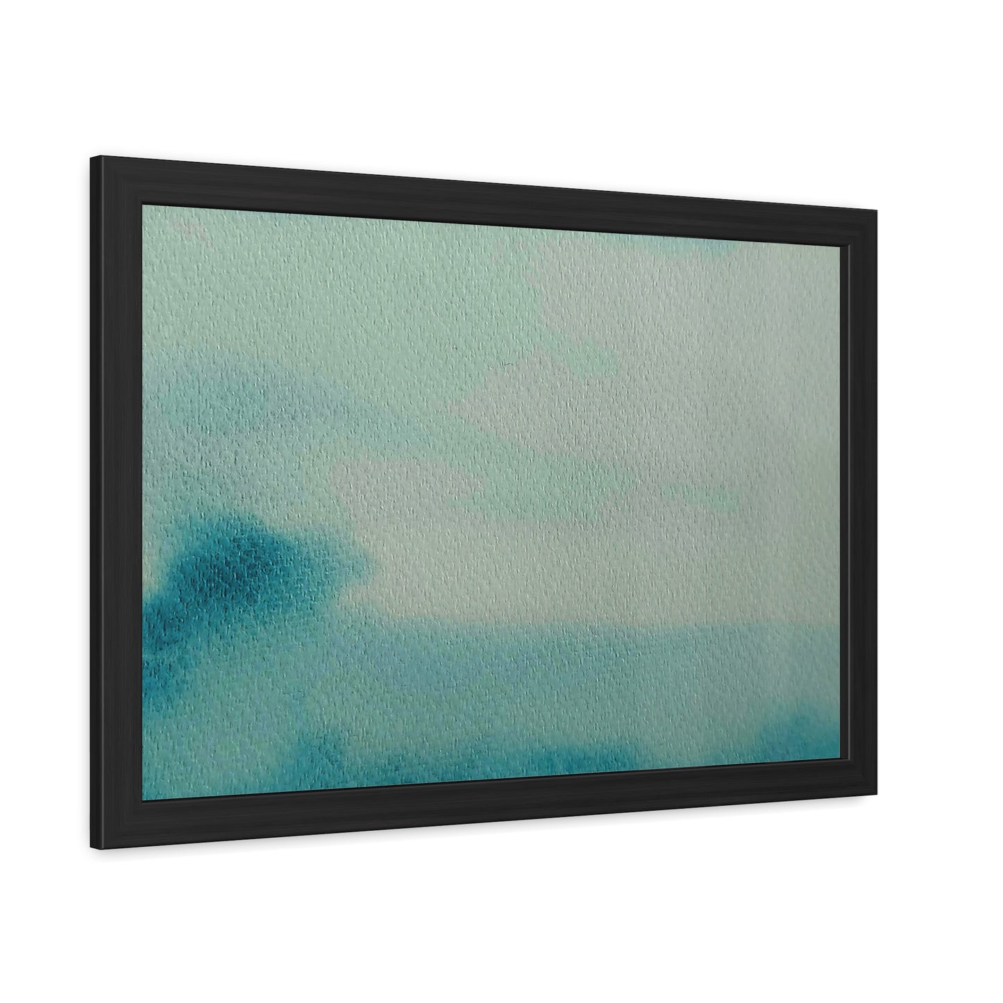 Emerald Green Teal Abstract Art Home Decor - Framed Posters