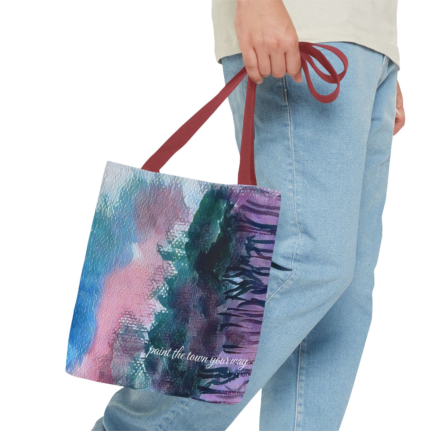 Watercolor Splash Tote Bag