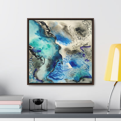 Subtle vibrance wall art of Sea basin