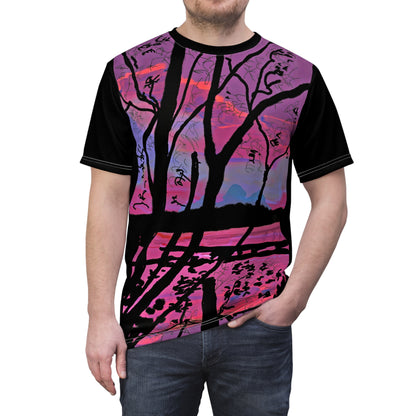 Landscape Silhouette Tee | Beautiful craftsman ship, original art work print