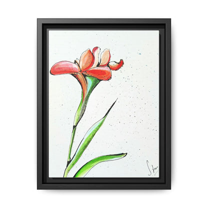 Canna Lily Watercolor Wall Art | Canvas Print