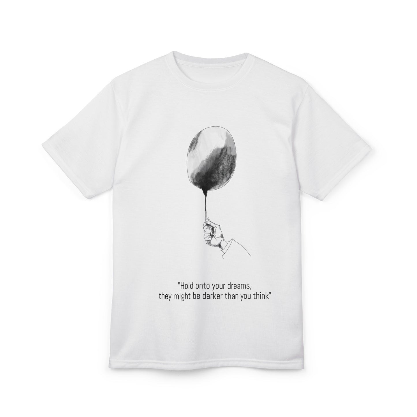 Tee Beautiful White Balloon Hand Sketch Print