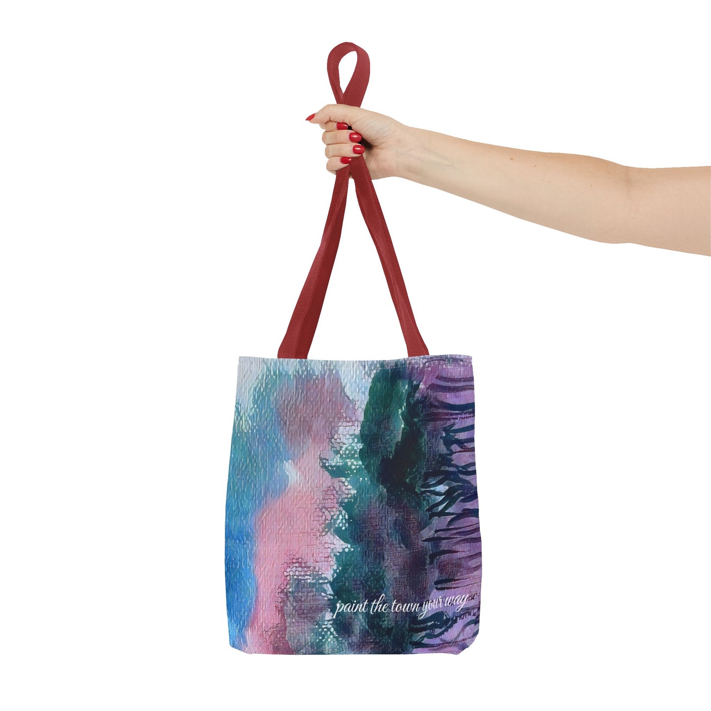 Watercolor Splash Tote Bag